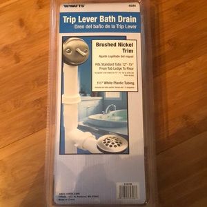 Watts Brushed Nickel Tub Drain